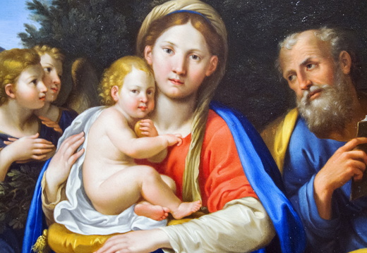 Boston Museum of Fine Arts 2011 Holy Family with Angels Francesco Albani 1608-10