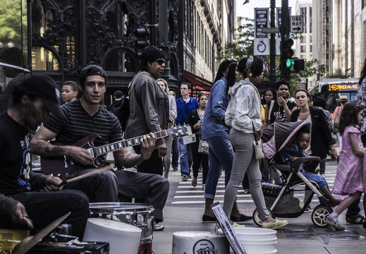 Chicago People Street Music