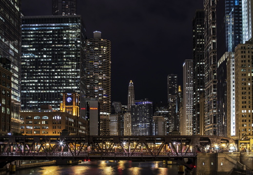 Chicago Night River 2
