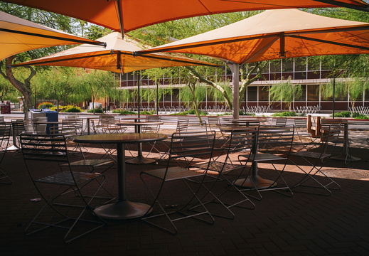 Tempe Arizona ASU Tempe Campus after Graduation Void of Students