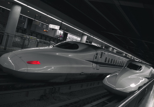 Japan photography Shinkansen Shinagawa Station