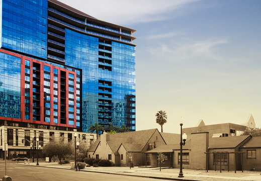Tempe Arizona photography Downtown Tempe Mirrors from the Future