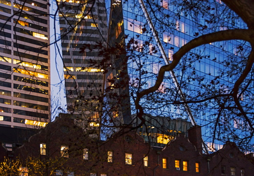 Seattle Evening Lights F5 Tower