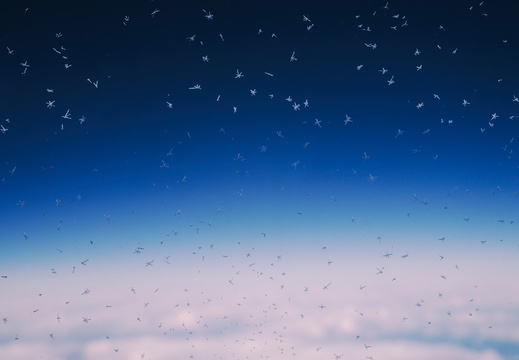 Stratospheric Crystal Stars plane window views 1