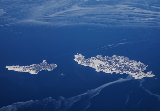 Horse Islands Newfoundland and Labrador Canada from plane